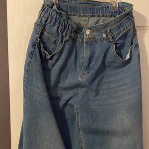 Amazon Denim Flare Wide Leg Jeans